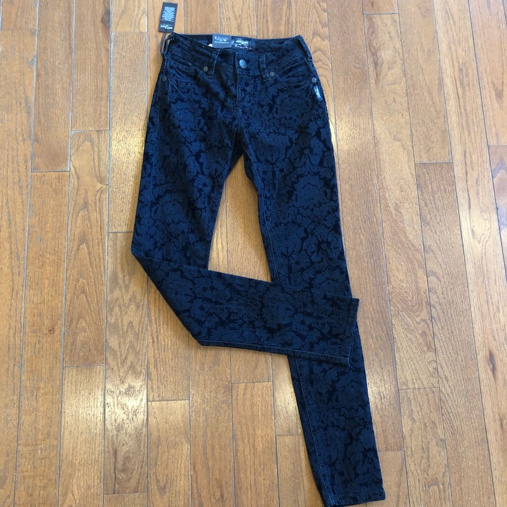Silver skinny jean